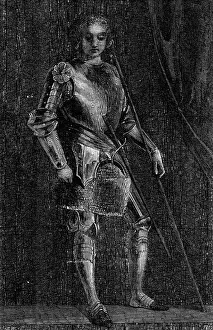 Raffaello Urbino Prints: Gaston de Foix - painted by Giorgione - bequeathed to the National Gallery by Mr