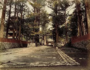 Albumen Print Hand Colored Prints: Front Gate, 1865. Creator: Unknown