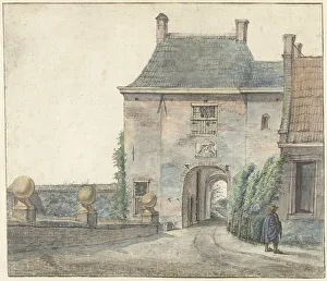 Gerrit Lamberts Prints: The Gate of the Castle of Heemstede, 1813. Creator: Gerrit Lamberts