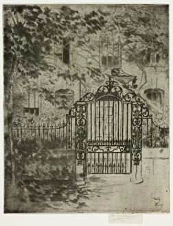Private Gallery: The Gate, Chelsea, 1889-90. Creator: Theodore Roussel