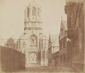 Oxford University Collection: Gate of Christchurch, before September 1844. Creator: William Henry Fox Talbot
