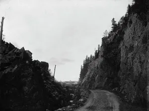 Route Prints: Gate of Crawford Notch from below, White Mountains, c1900. Creator: Unknown
