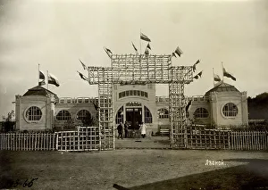 A A Antonov Prints: Gate to the forest pavilion, 1911. Creator: A. A. Antonov