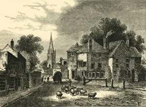 North London Prints: The Gate-House, Highgate, in 1820, (c1876). Creator: Unknown