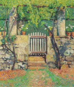Martin Prints: Gate leading to the Marquayrol vegetable garden. Creator: Martin, Henri (1860-1943)