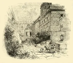 Gate of the Lions at Mycenae, 1890. Creator: Unknown