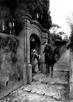 Romance Prints: The Gate of Promise at St. Barthelemy, near Cimiez, 1898. Creator: Unknown