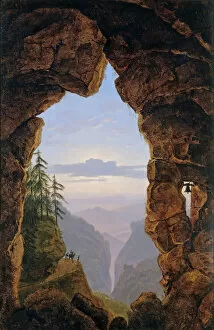 Schinkel Gallery: Gate in the Rocks, 1818