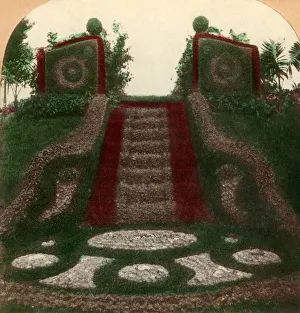 Minnesota Prints: Gates Ajar, Como Park, St. Paul, Minn. U. S. A. 1897. Creator: Keystone View Company