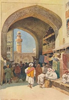 Ah Hallam Murray Gallery: A Gateway in the Bazaar, Lahore, c1880 (1905). Artist: Alexander Henry Hallam Murray