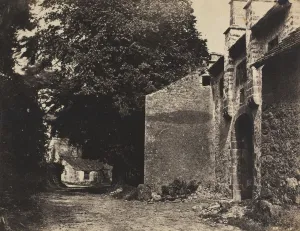 Gateway to Borwick Hall, Lancashire, 1855. Creator: Rev. John Richardson Major (British