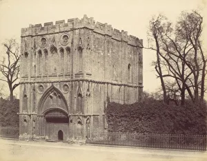Gateway - Bury St. Edmonds, 1858. Creator: Alfred Capel-Cure Gateway - Bury St. Edmonds, 1858. Creator: Alfred Capel-Cure