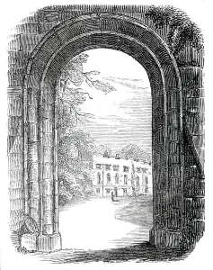 Shrewsbury Collection: Gateway of the castle, Shrewsbury, 1845. Creator: Unknown