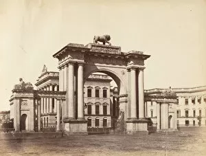 Calcutta Collection: Gateway to Government House, Calcutta, 1850s. Creator: Captain R. B. Hill