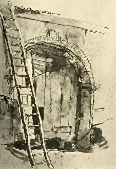 Gateway, mid 18th century, (1928). Artist: Giovanni Battista Tiepolo
