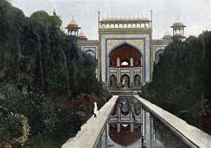 Gateway to the Taj Mahal, Agra, Uttar Pradesh, India, c1890