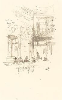 Strand Gallery: Gatti s, 1890. Creator: James Abbott McNeill Whistler