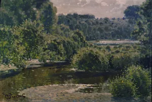 Silence Prints: The Gauja, c. 1913. Artist: Purvitis, Vilhelms (1872-1945)