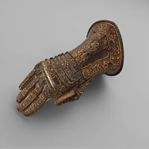 Count Of Prints: Gauntlet for the Right Hand, Belonging to the armour of Don Alonzo Pé