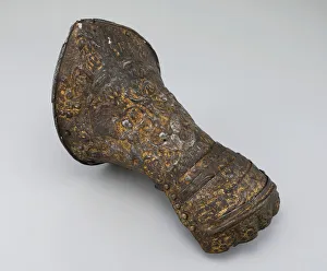 Gauntlet for the Right Hand, France, c. 1570 / 90. Creator: Unknown