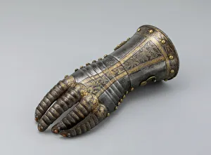 Gauntlet from a Tournament Garniture of a Hapsburg Prince, Augsburg, 1571