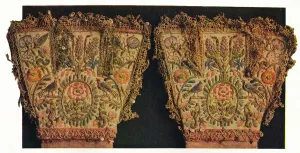 Edward Wenham Prints: Gauntlets of a pair of gloves, believed to have belonged to Prince Rupert, c17th century