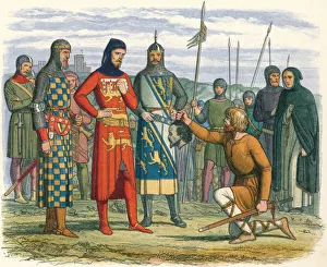 Longman Prints: Gavestons head shown to the Earl of Lancaster