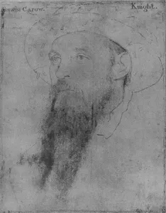 Art Collection Prints: Gavin Carew, c1532-1543 (1945). Artist: Hans Holbein the Younger