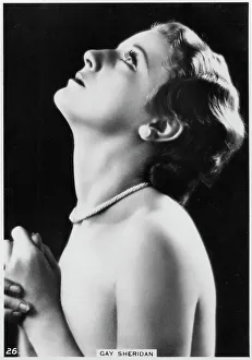Sheridan Prints: Gay Sheridan, American film actress, c1938
