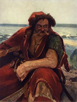 Repin Prints: Gaydamak, 1902, (1965). Creator: Il ya Repin