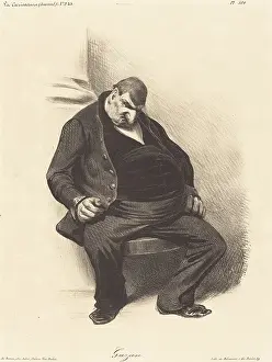 Grotesque Prints: Gazan, 1835. Creator: Honore Daumier