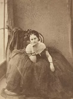 Hoop Skirt Gallery: The Gaze, 1856-57. Creator: Pierre-Louis Pierson