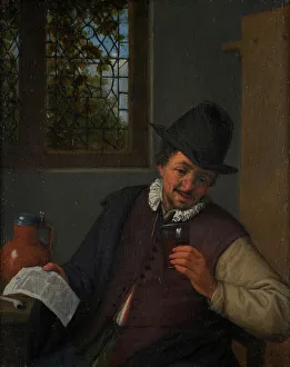 Gazette Prints: The Gazette, 1680. Creator: Adriaen van Ostade