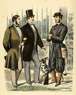 Arms Linked Gallery: Gazette of Fashion, 1861, 1943. Creator: Unknown
