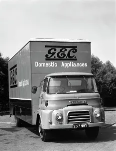 Swinton Prints: GEC Austin delivery lorry, Swinton South Yorkshire, 1963. Artist: Michael Walters