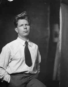 Designer Prints: Geddes, Norman Bel, Mr. portrait photograph, 1925 Aug. 6. Creator: Arnold Genthe