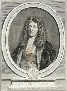 Financier Prints: Gédéon Berbier du Metz, c1700. Creator: Gerard Edelinck