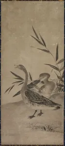 Circle Of Prints: Geese, Muromachi period, 1392-1573. Creator: Soami (Japanese, d. 1525), circle of