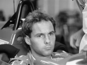 Motor Racing Team Prints: Gehard Berger with Ferrari, 1988