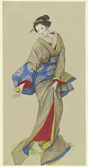 Beautiful Prints: Geisha, 1866. Creator: Eduard von Steinle