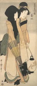 Geisha... ca. 1800. Creator: Kitagawa Utamaro