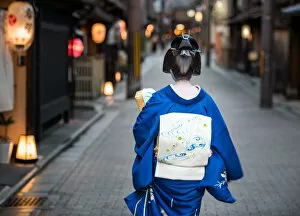 Back View Collection: Geisha Going to Work (B). Creator: Dorte Verner