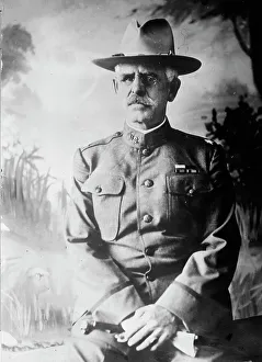 Backdrop Prints: Gen. A.L. Mills at Galveston, between c1911 and c1916. Creator: Bain News Service