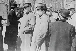 Entourage Prints: Gen. Nivelle at Noyon, between c1915 and 1918. Creator: Bain News Service