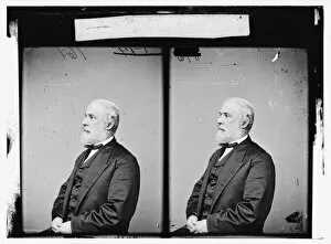 Diptych Collection: Gen. Robert E. Lee, between 1860 and 1870. Creator: Unknown