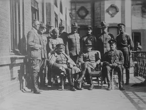Commander Chief Prints: Gen. Semenoff & Gen. Graves, between c1915 and c1920. Creator: Bain News Service