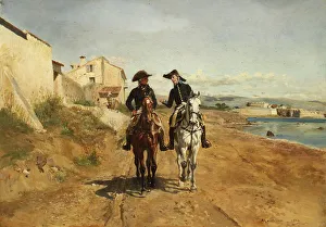 A General and His Aide-de-camp, 1869. Creator: Jean Louis Ernest Meissonier
