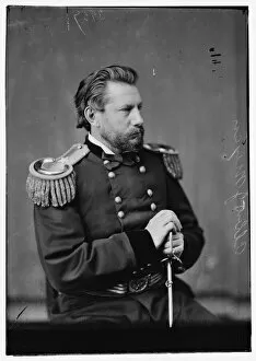 General Albert J. Myer, US Army, between 1870 and 1880. Creator: Unknown
