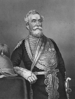 Crimean War 1853 1856 Prints: General Beatson, British soldier, 1857. Artist: DJ Pound