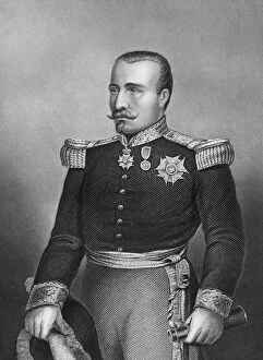 Crimean War 1853 1856 Collection: General Bosquet, French soldier, 1857. Artist: DJ Pound